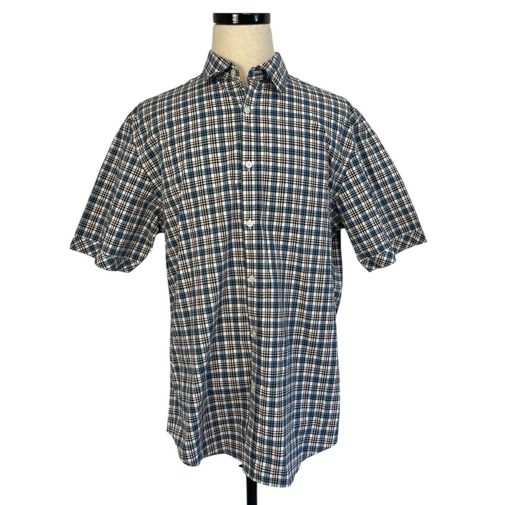 California Shirt Co Waylen Printed Woven Button Down Mens Size Large - Tall
